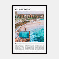 Coogee Beach Travel Color No 1 Poster