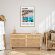 Coogee Beach Travel Color No 1 Poster