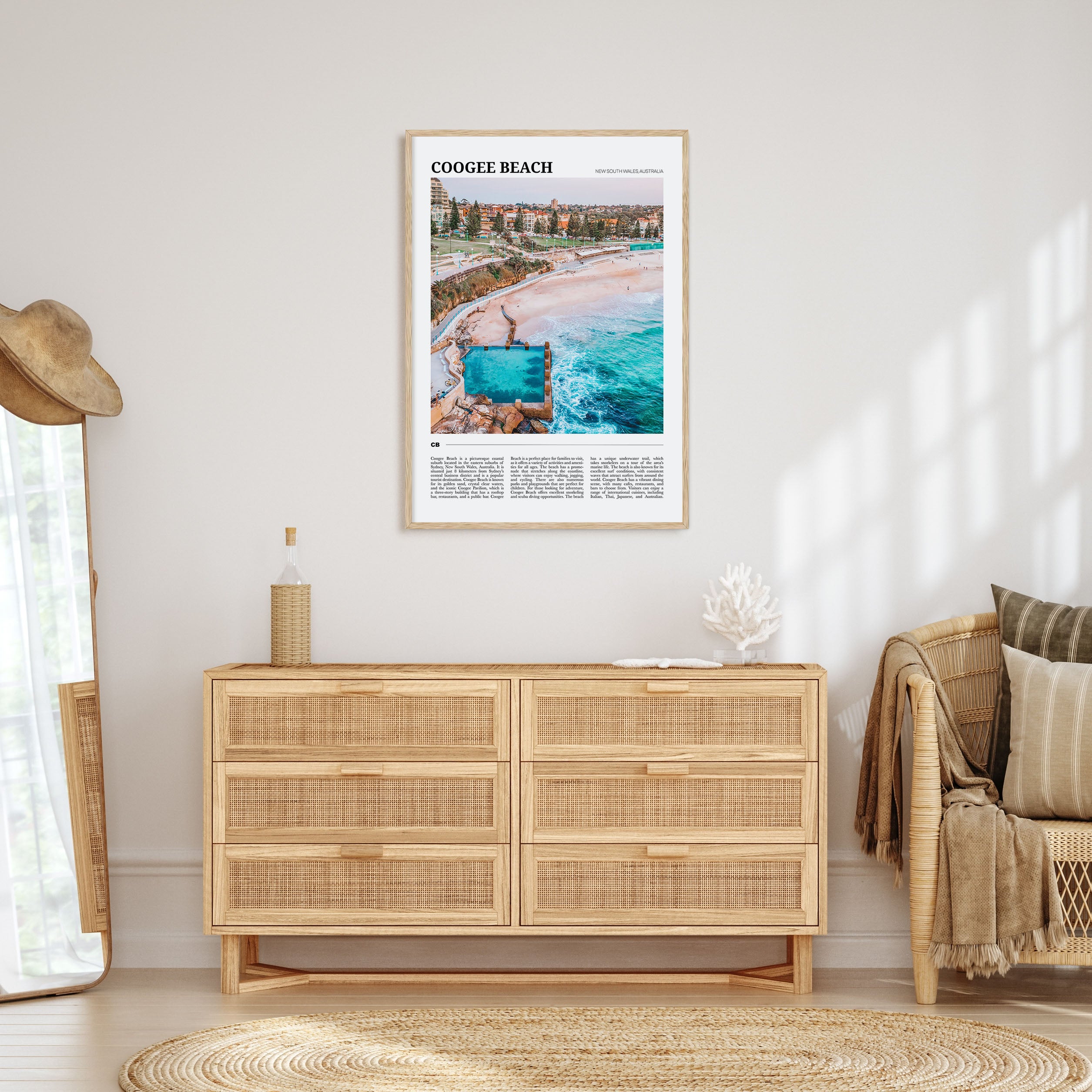 Coogee Beach Travel Color No 1 Poster