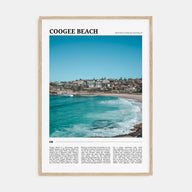 Coogee Beach Travel Color No 2 Poster