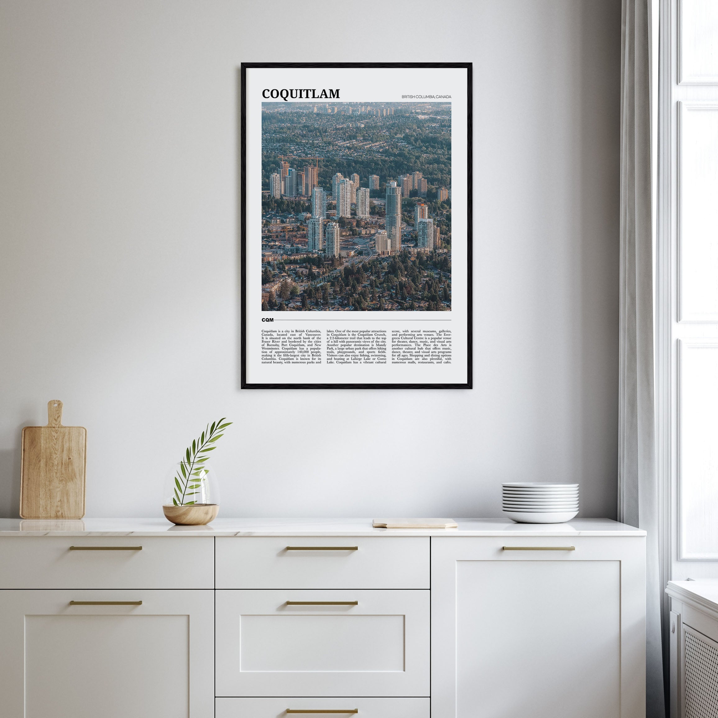 Coquitlam Travel Color No 1 Poster
