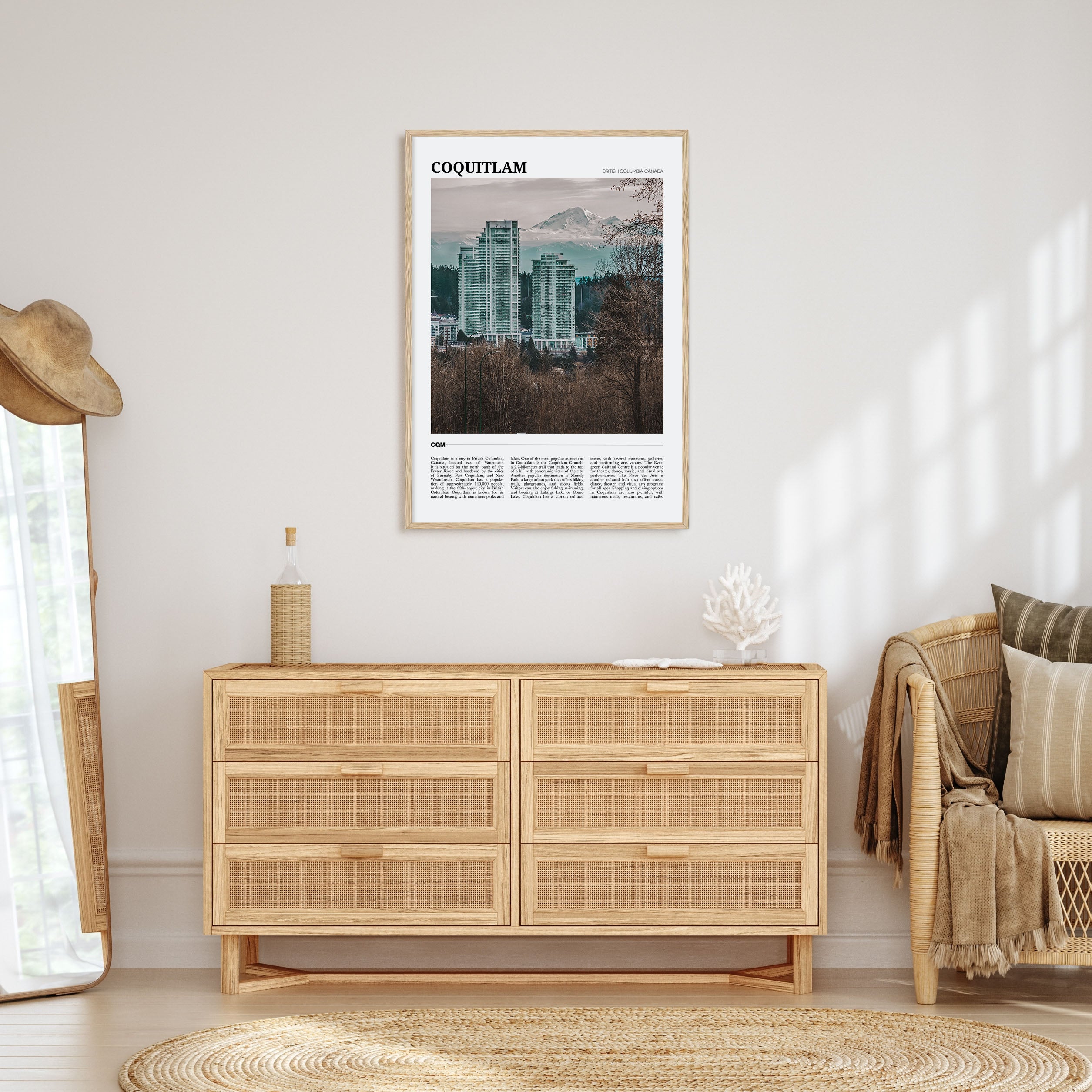Coquitlam Travel Color No 2 Poster