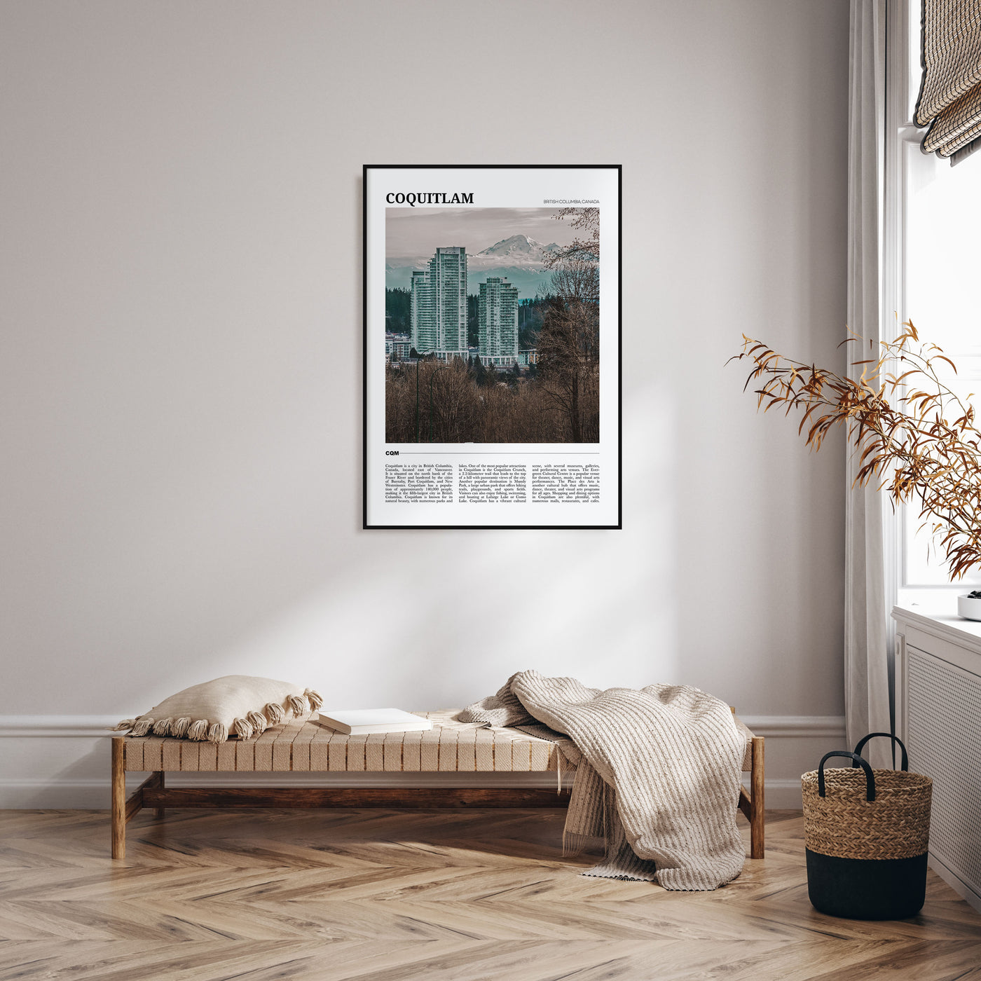 Coquitlam Travel Color No 2 Poster