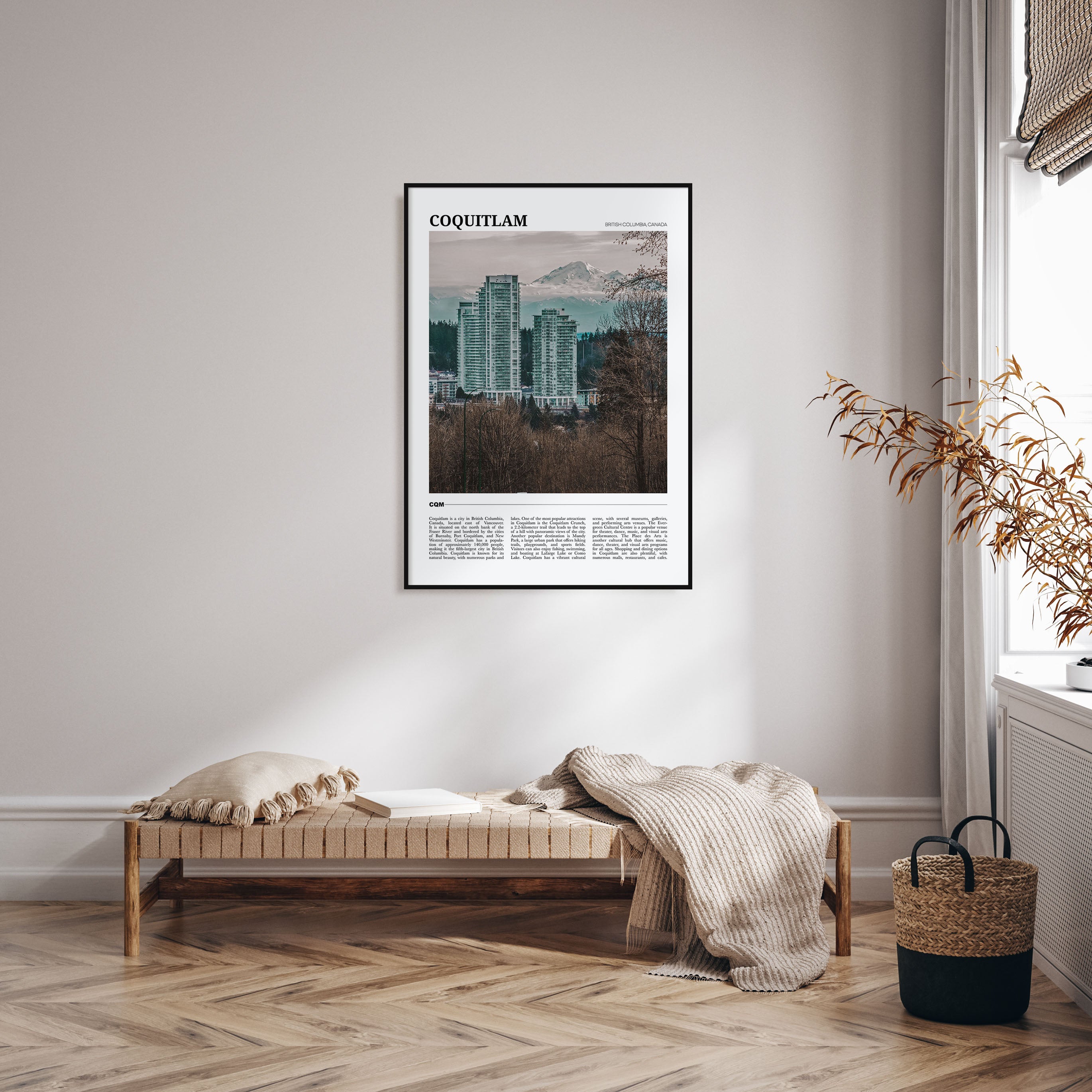 Coquitlam Travel Color No 2 Poster