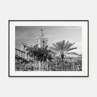 Coral Gables Landscape B&W Poster