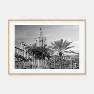 Coral Gables Landscape B&W Poster