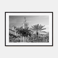 Coral Gables Landscape B&W Poster