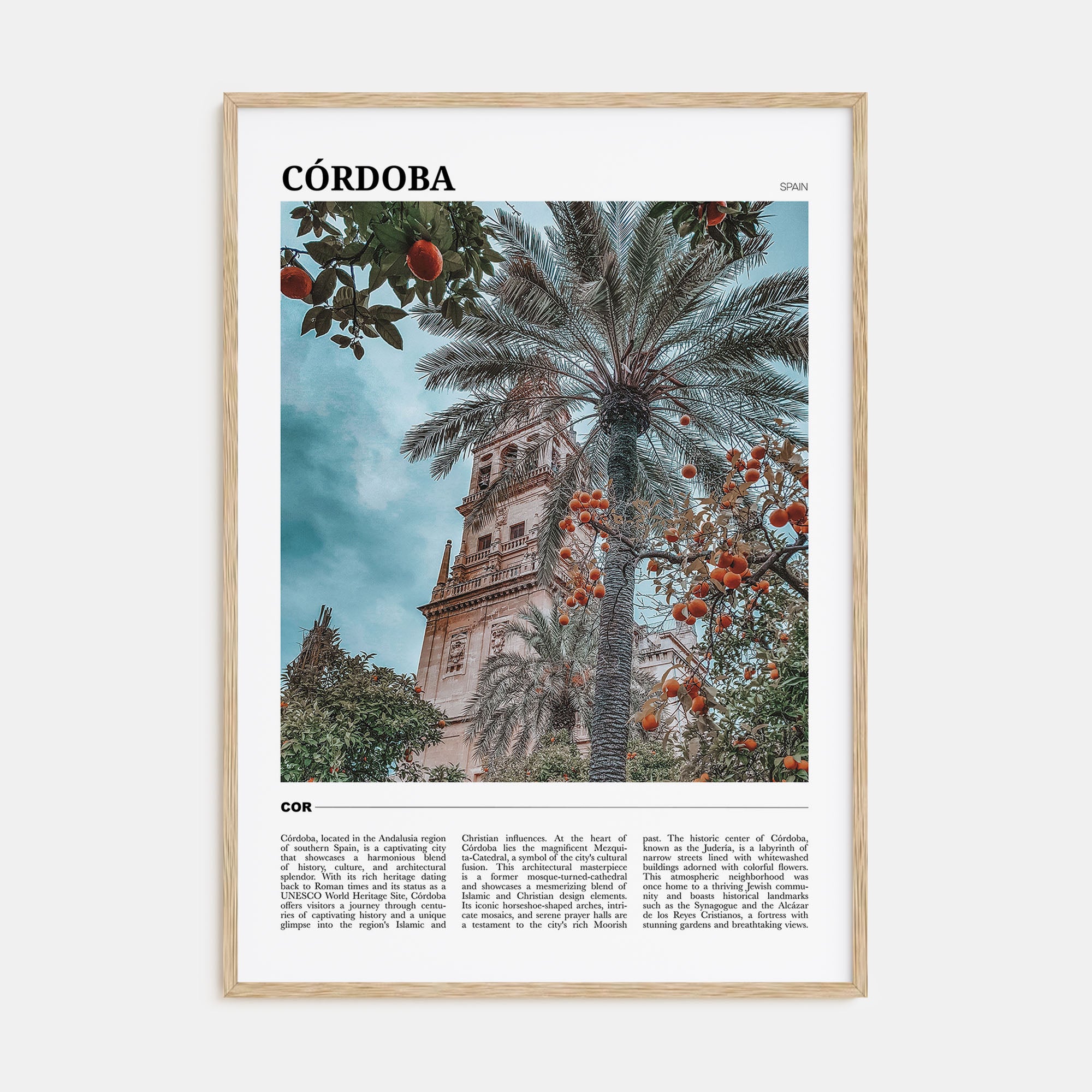 Córdoba, Spain Travel Color Poster
