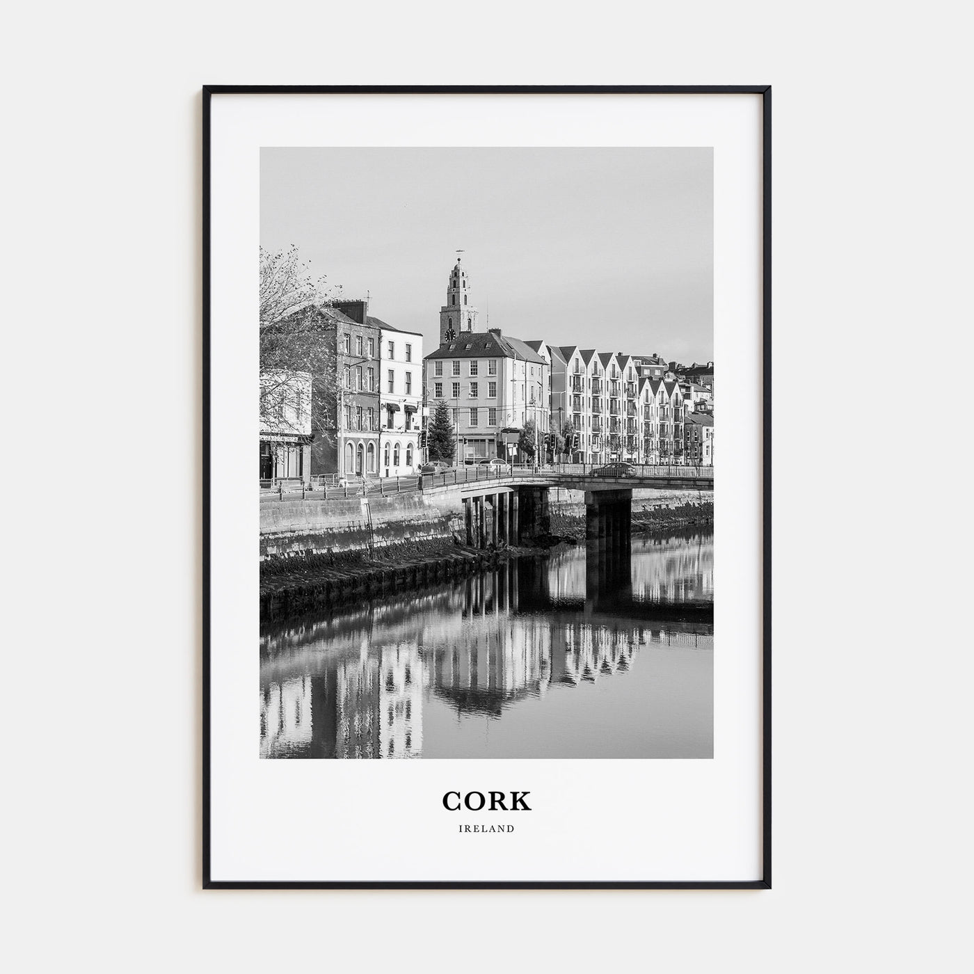 Cork Portrait B&W Poster