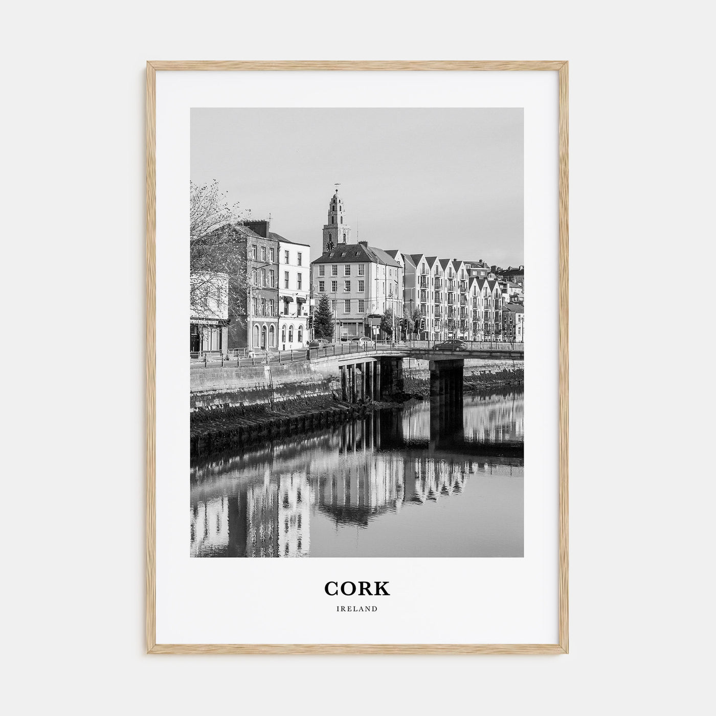 Cork Portrait B&W Poster