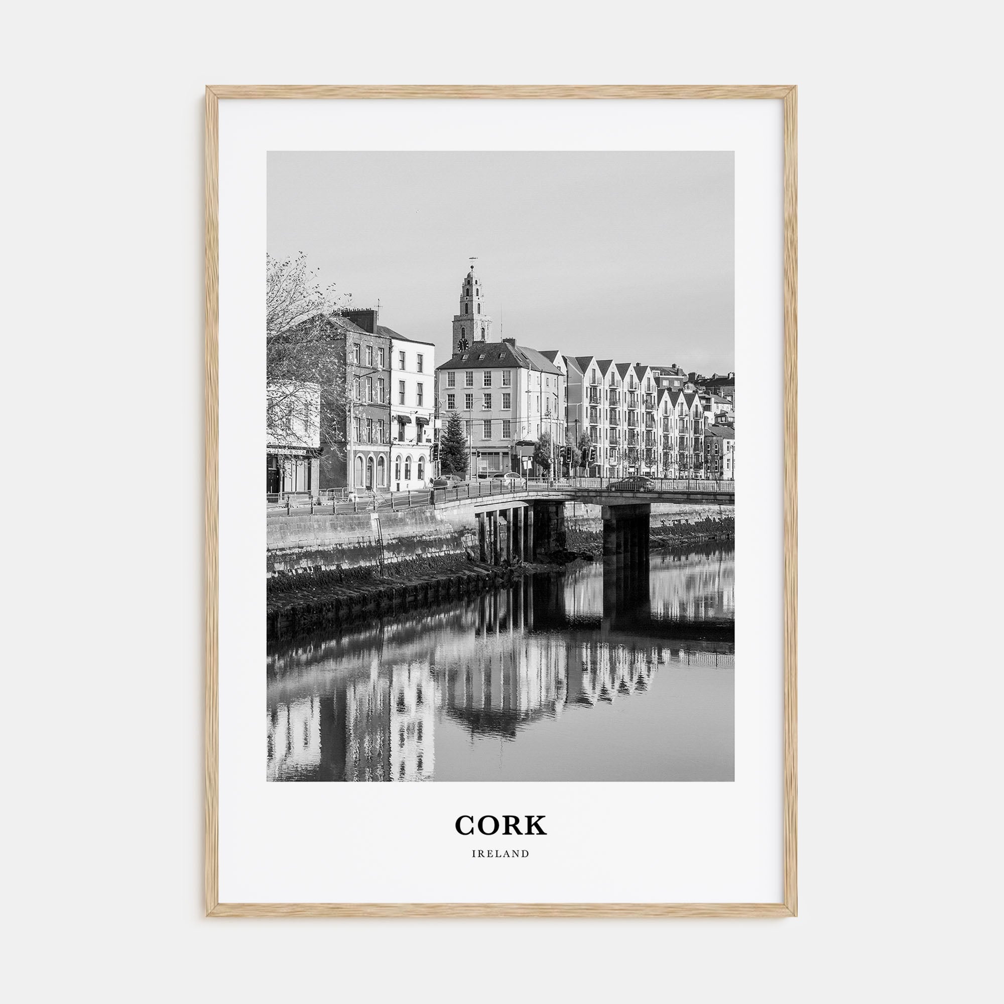 Cork Portrait B&W Poster