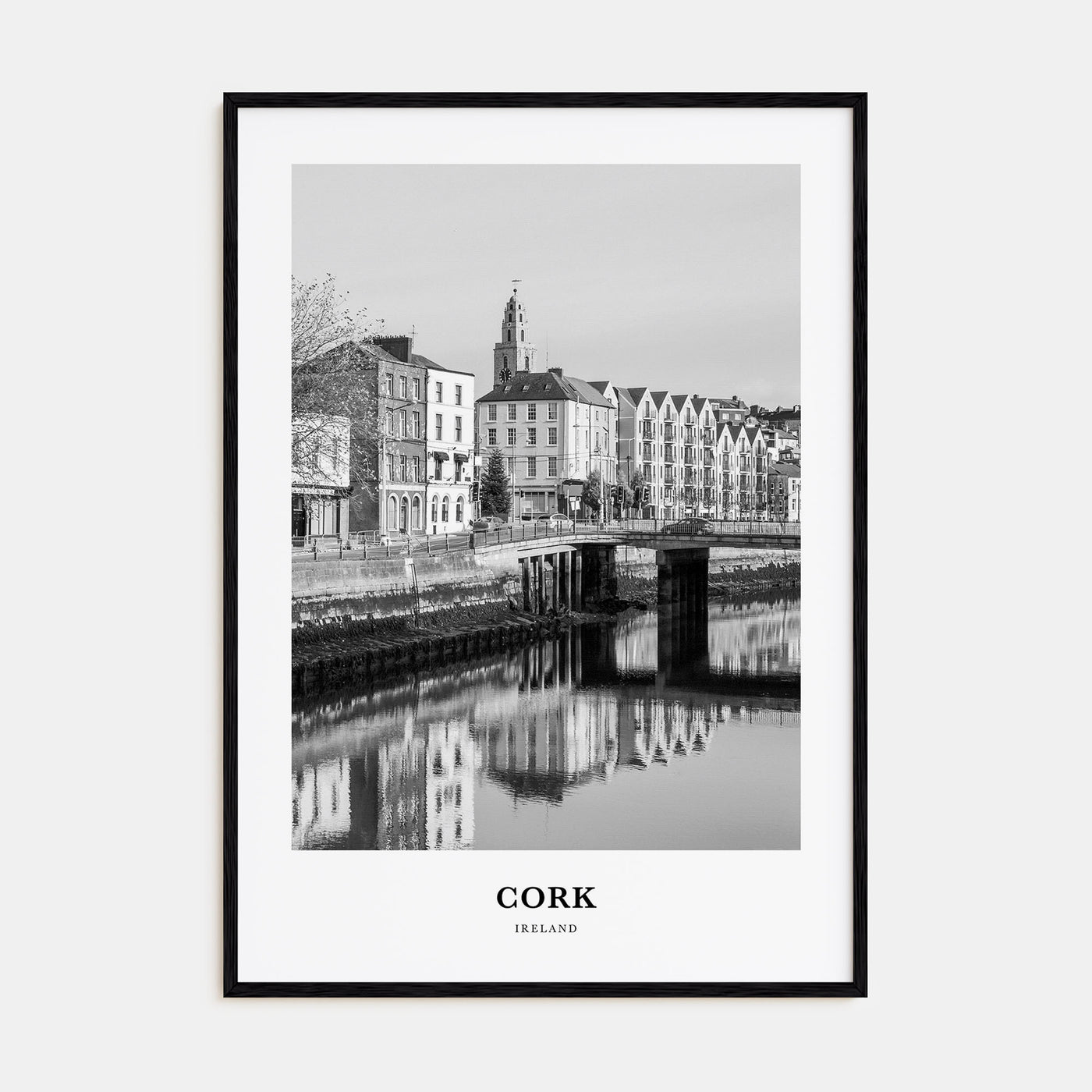 Cork Portrait B&W Poster