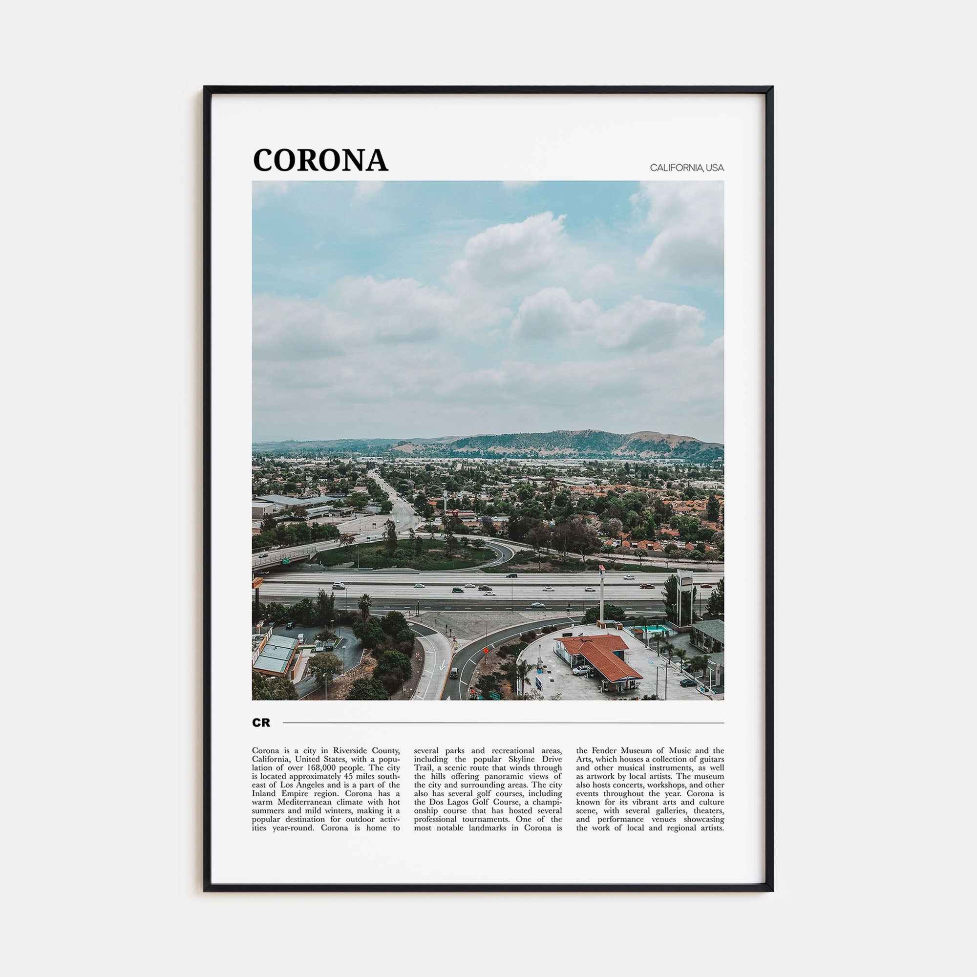Corona Travel Color Poster