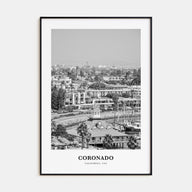 Coronado Portrait B&W Poster