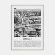 Coronado Travel B&W Poster