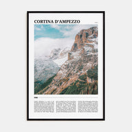 Cortina d'Ampezzo Travel Color Poster