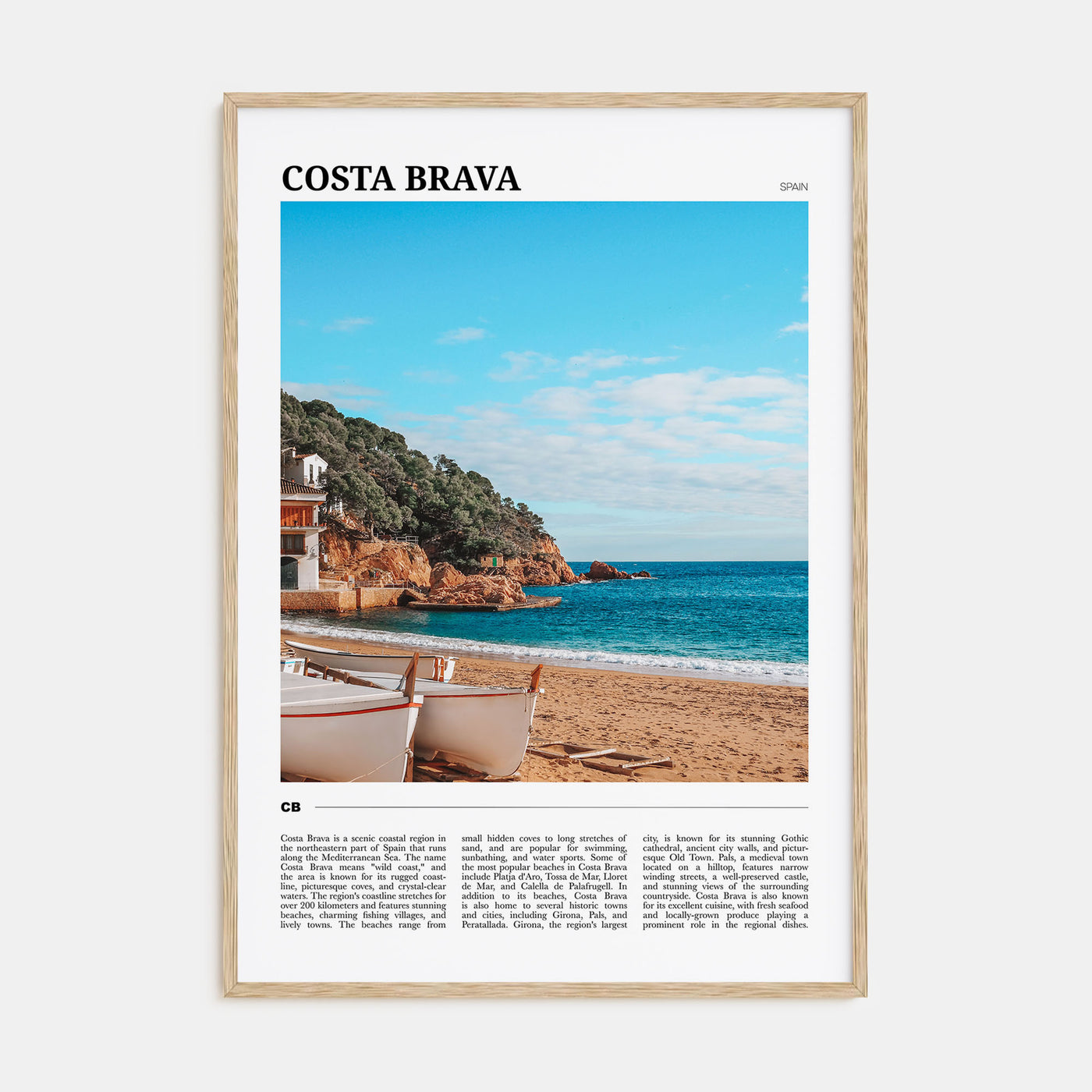 Costa Brava Travel Color No 2 Poster