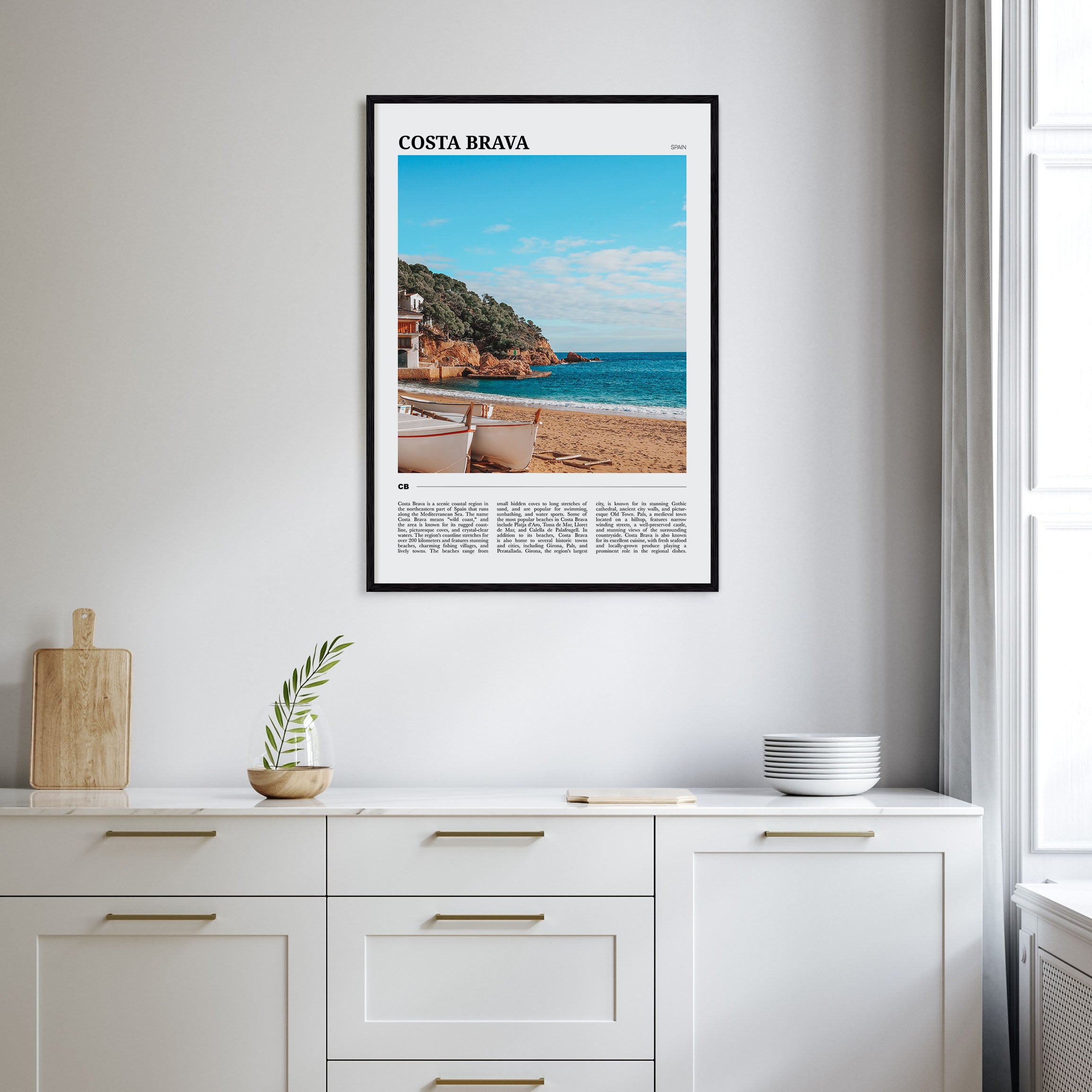 Costa Brava Travel Color No 2 Poster