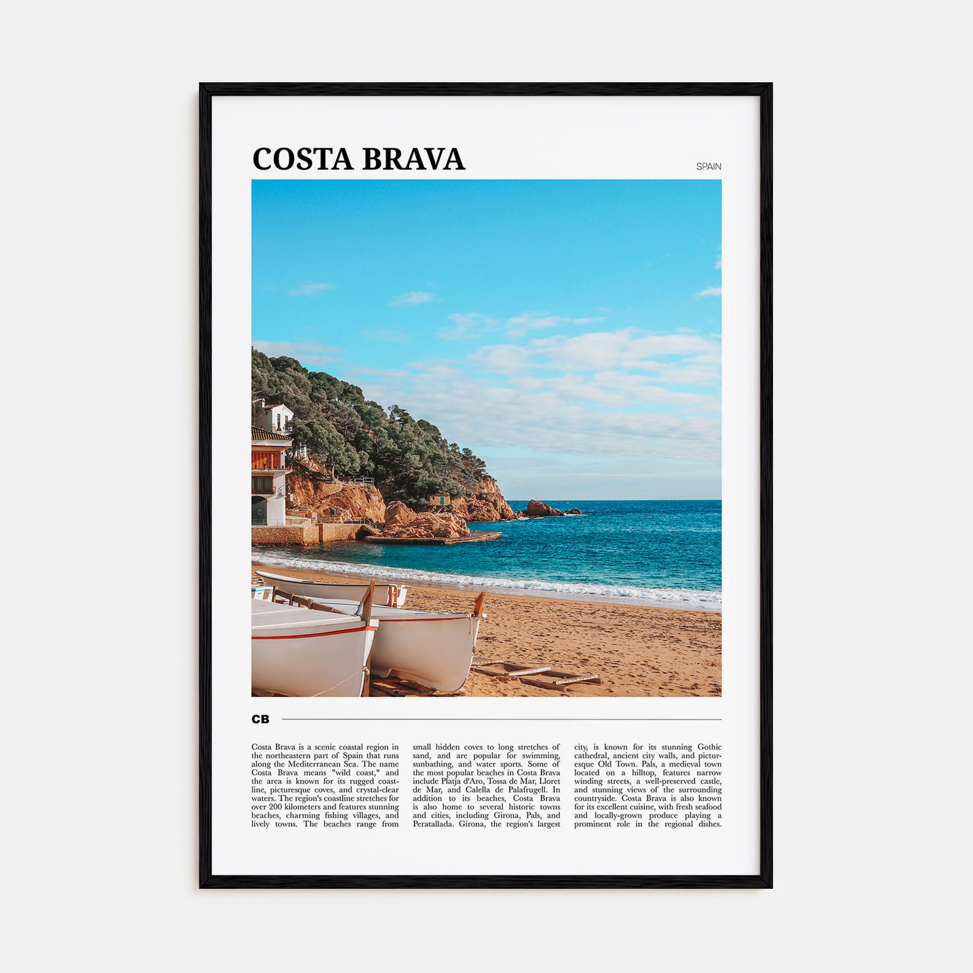 Costa Brava Travel Color No 2 Poster