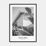 Costa Mesa Portrait B&W Poster