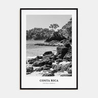 Costa Rica Portrait B&W No 2 Poster