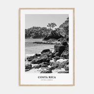 Costa Rica Portrait B&W No 2 Poster