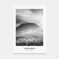 Costa Rica Portrait B&W No 3 Poster