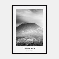 Costa Rica Portrait B&W No 3 Poster