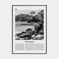 Costa Rica Travel B&W No 1 Poster