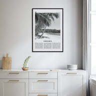 Costa Rica Travel B&W No 2 Poster