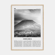 Costa Rica Travel B&W No 3 Poster