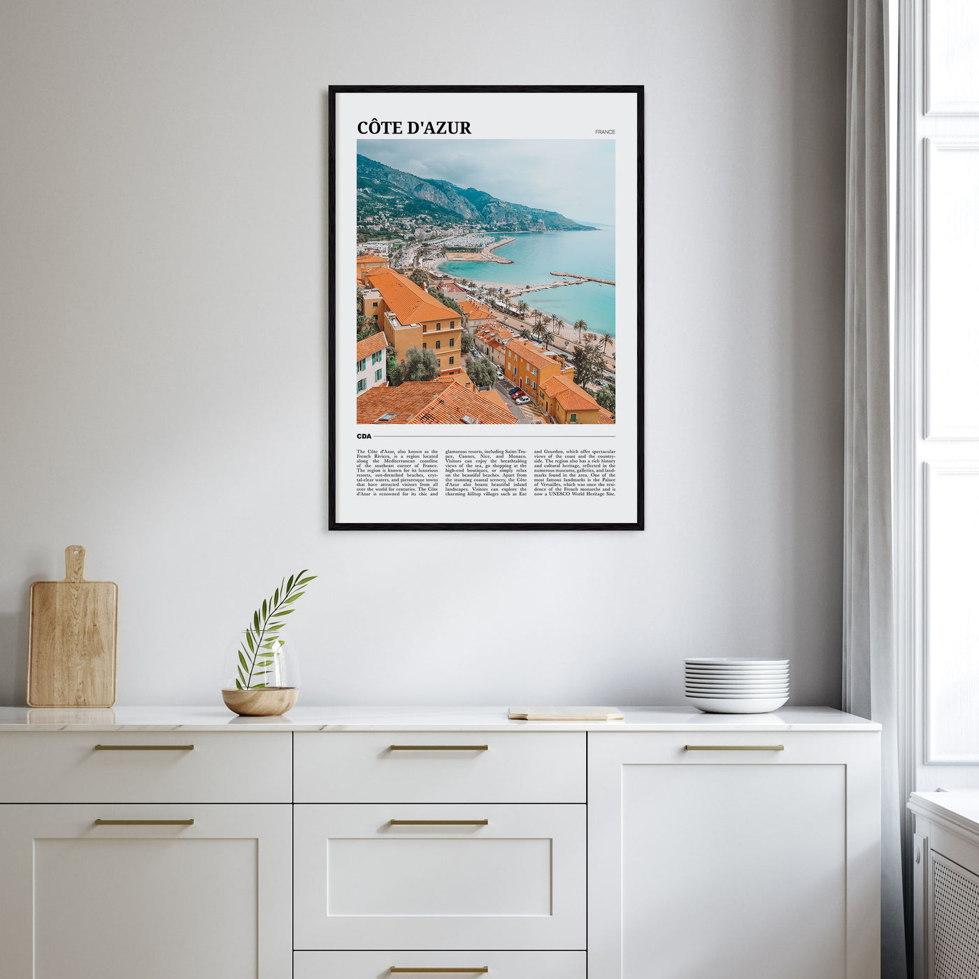 Cote d'Azur Travel Color No 1 Poster