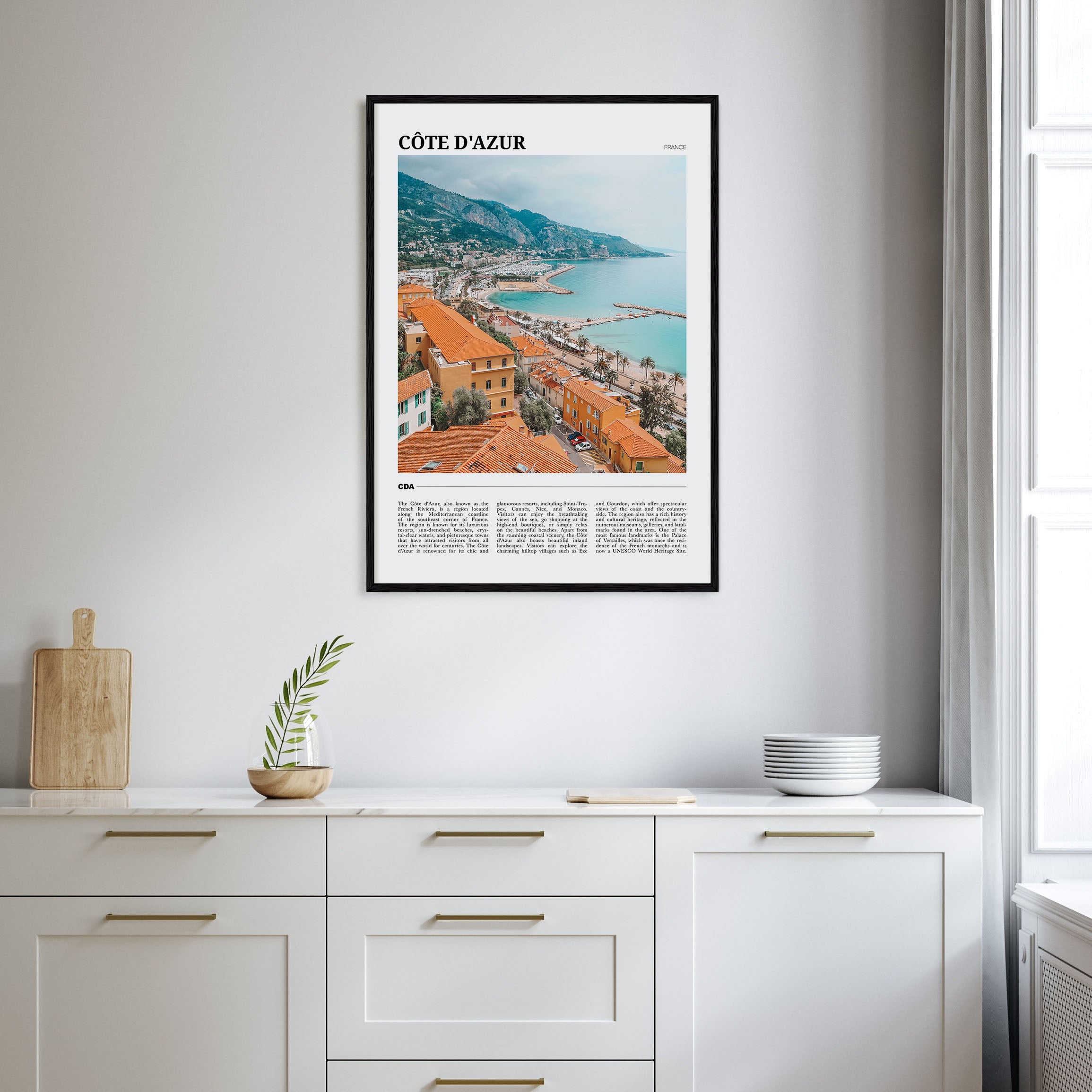 Cote d'Azur Travel Color No 1 Poster