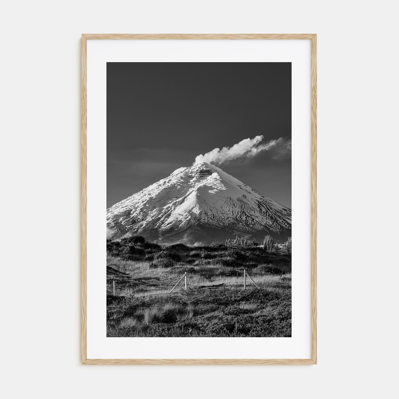 Cotopaxi Photo B&W Poster
