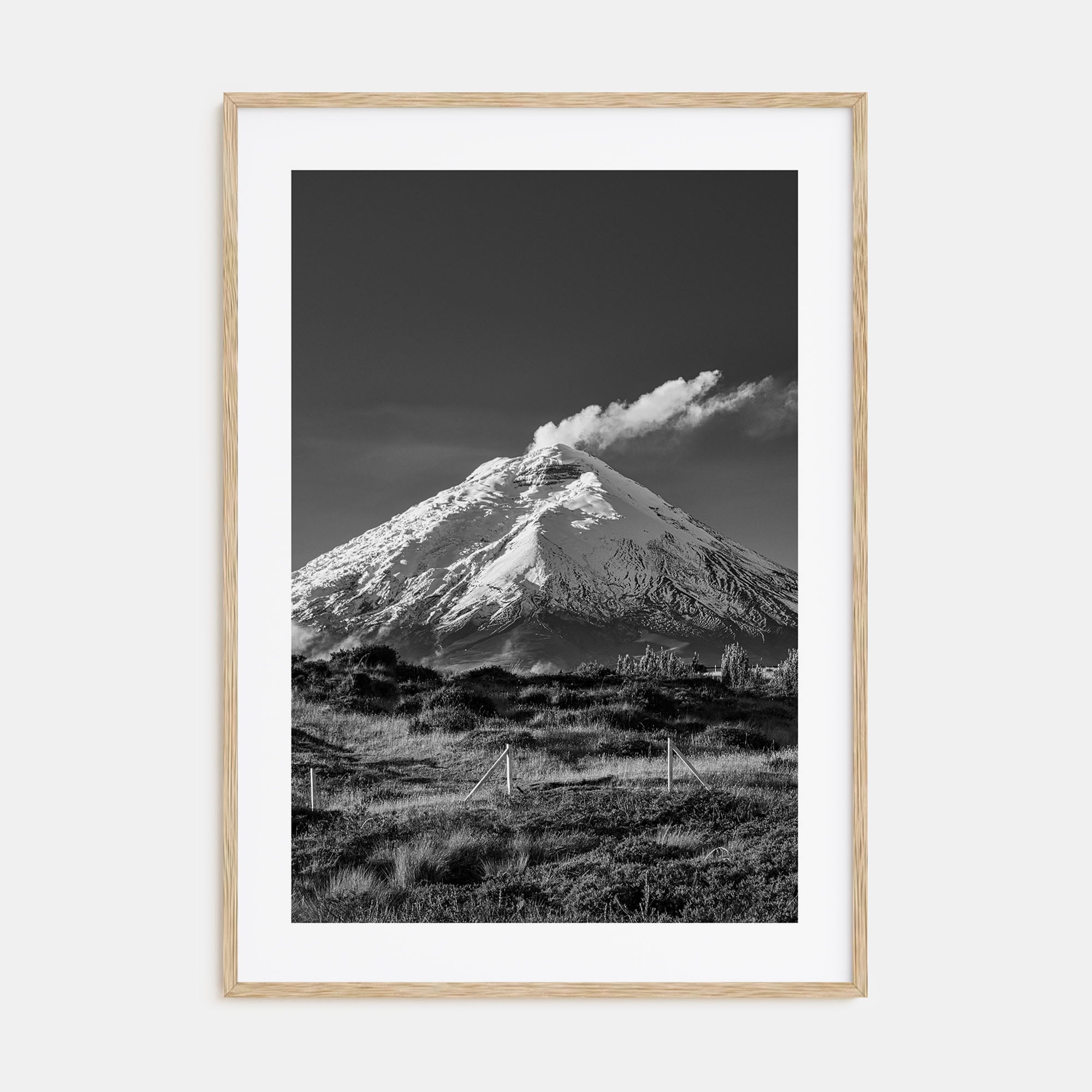 Cotopaxi Photo B&W Poster