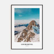 Courchevel Portrait Color Poster