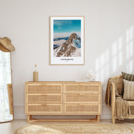 Courchevel Portrait Color Poster