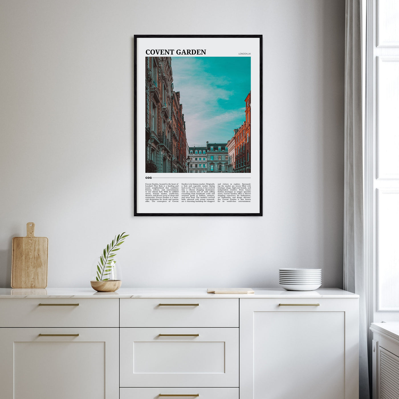 Covent Garden Travel Color Poster