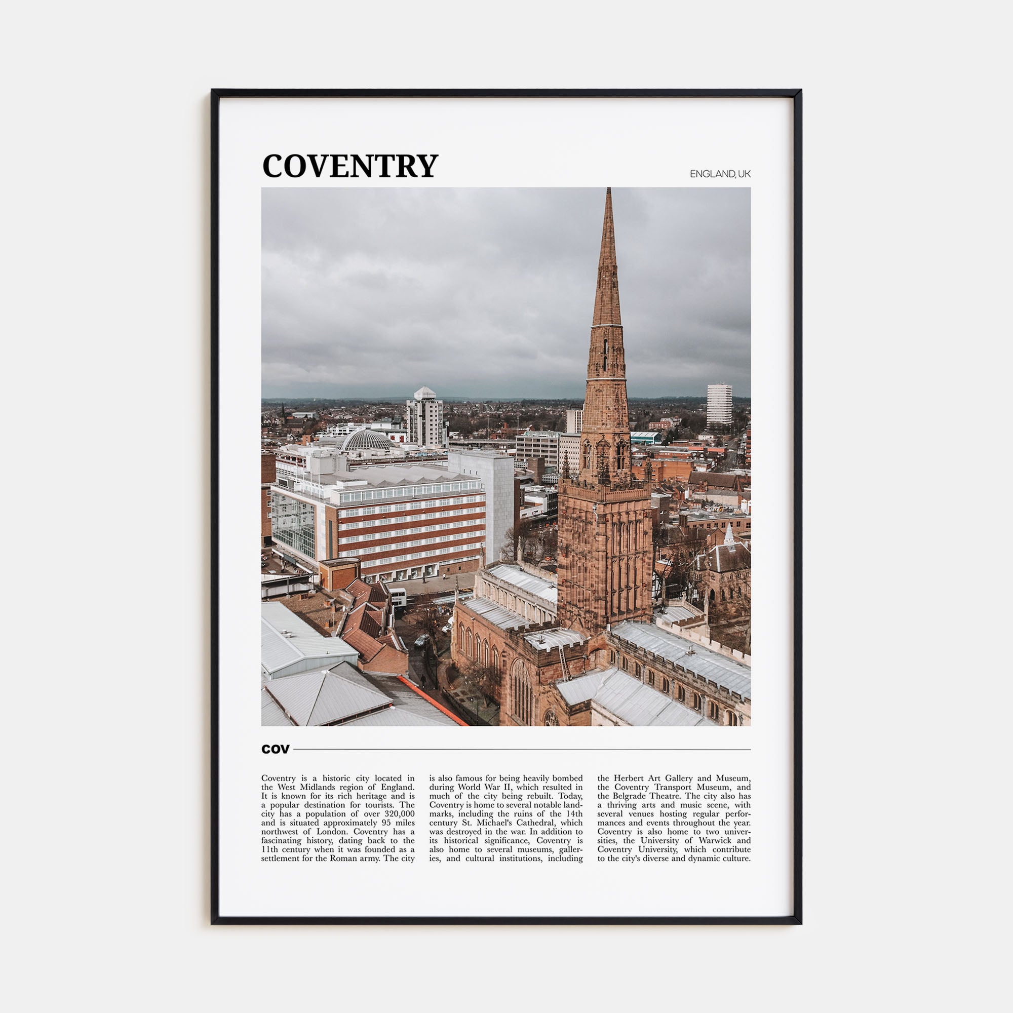 Coventry Travel Color Poster