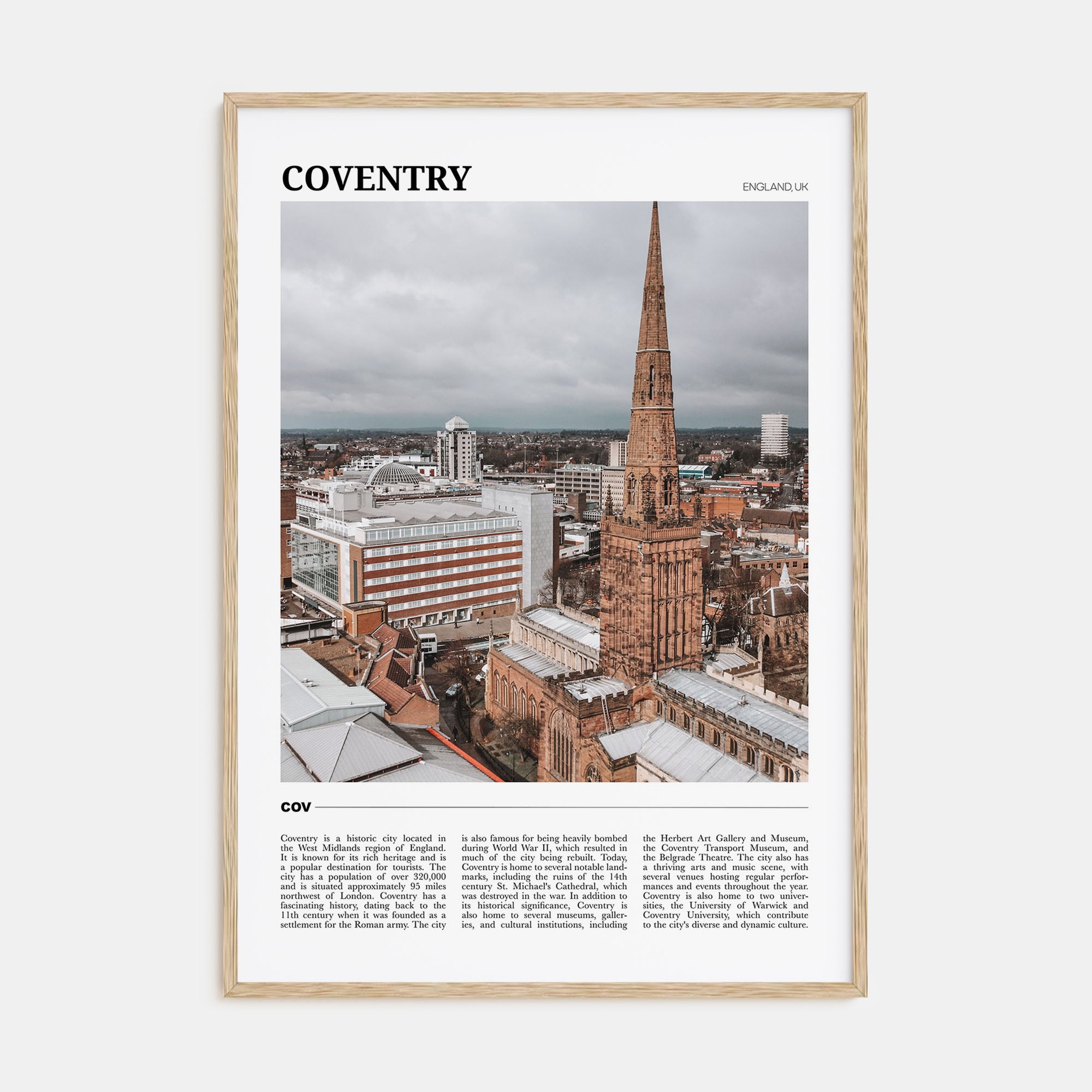 Coventry Travel Color Poster