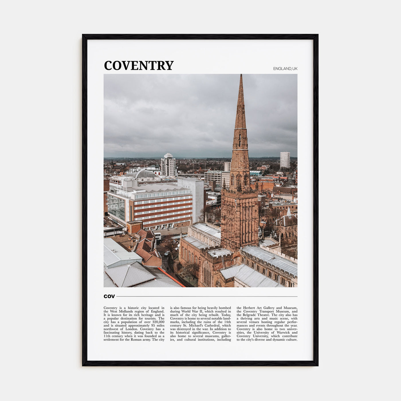 Coventry Travel Color Poster