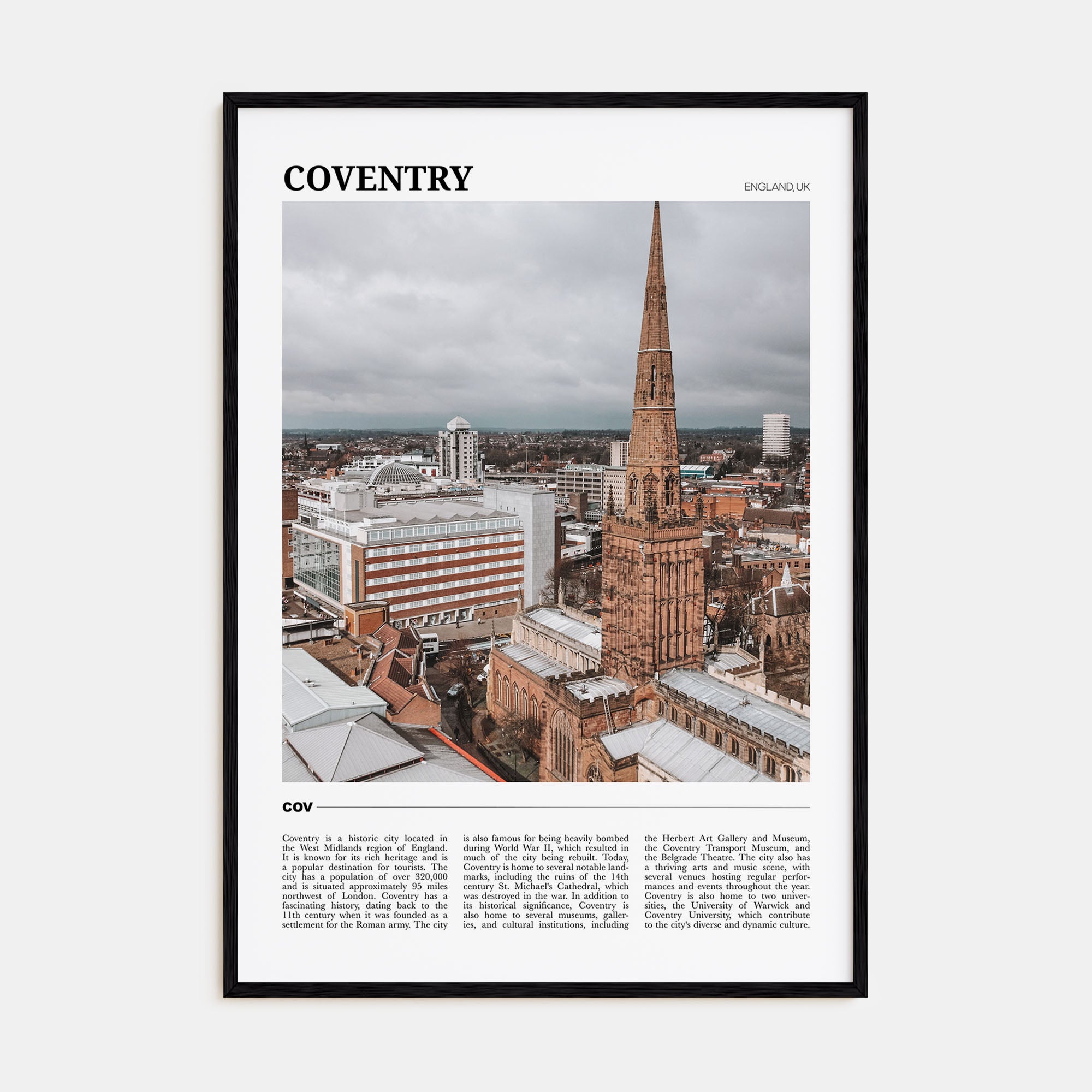 Coventry Travel Color Poster