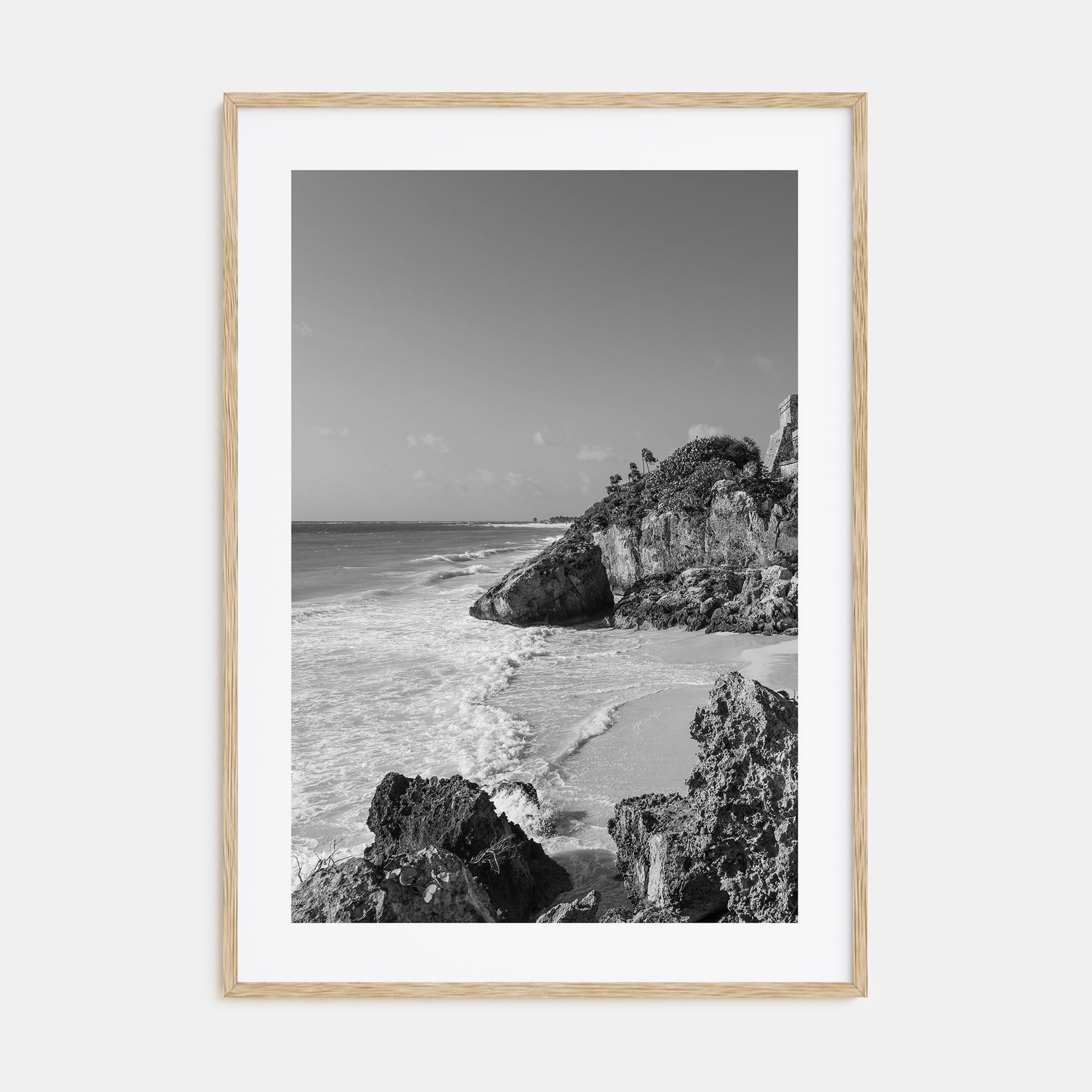 Cozumel Photo B&W Poster