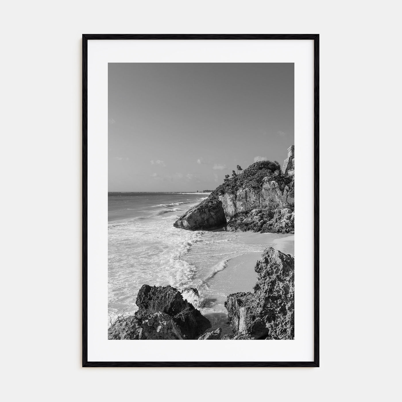 Cozumel Photo B&W Poster