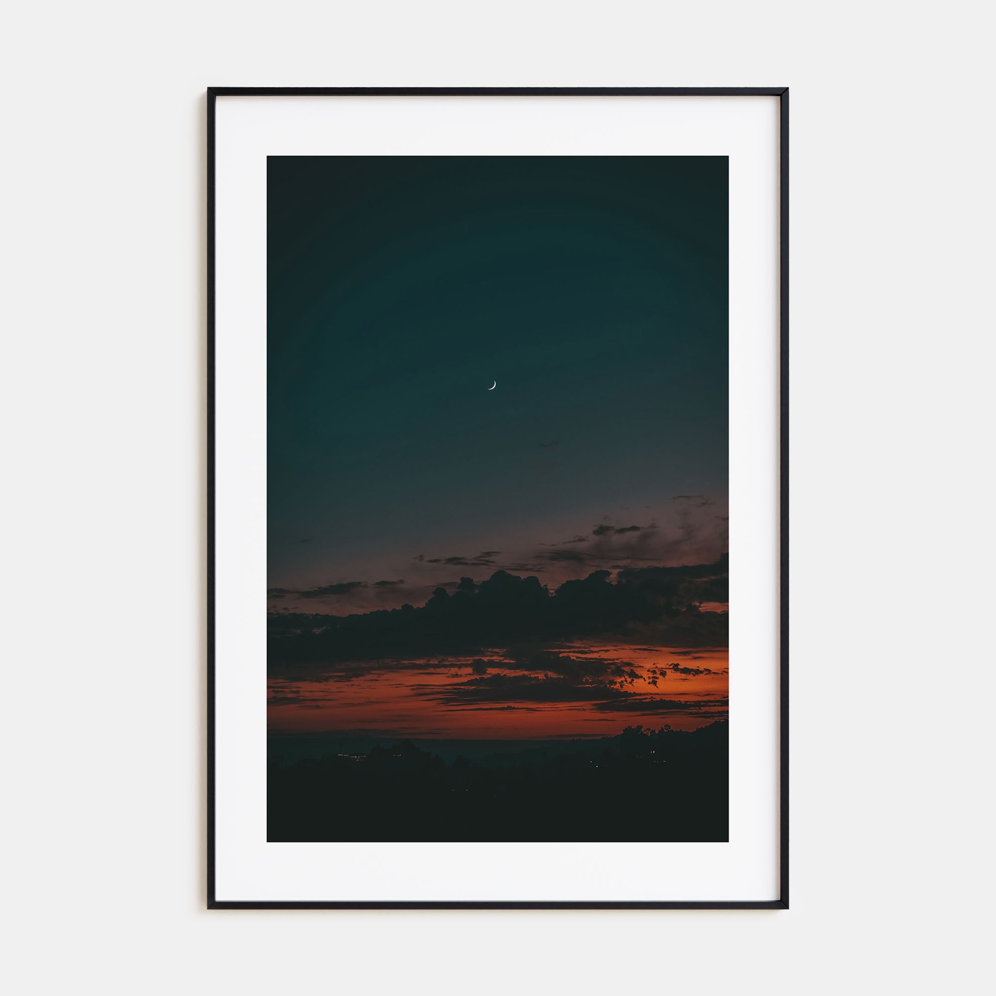 Crescent Moon Photo Color No 2 Poster