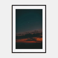 Crescent Moon Photo Color No 2 Poster