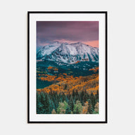 Crested Butte Photo Color Poster