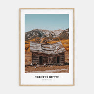Crested Butte Portrait Color Poster