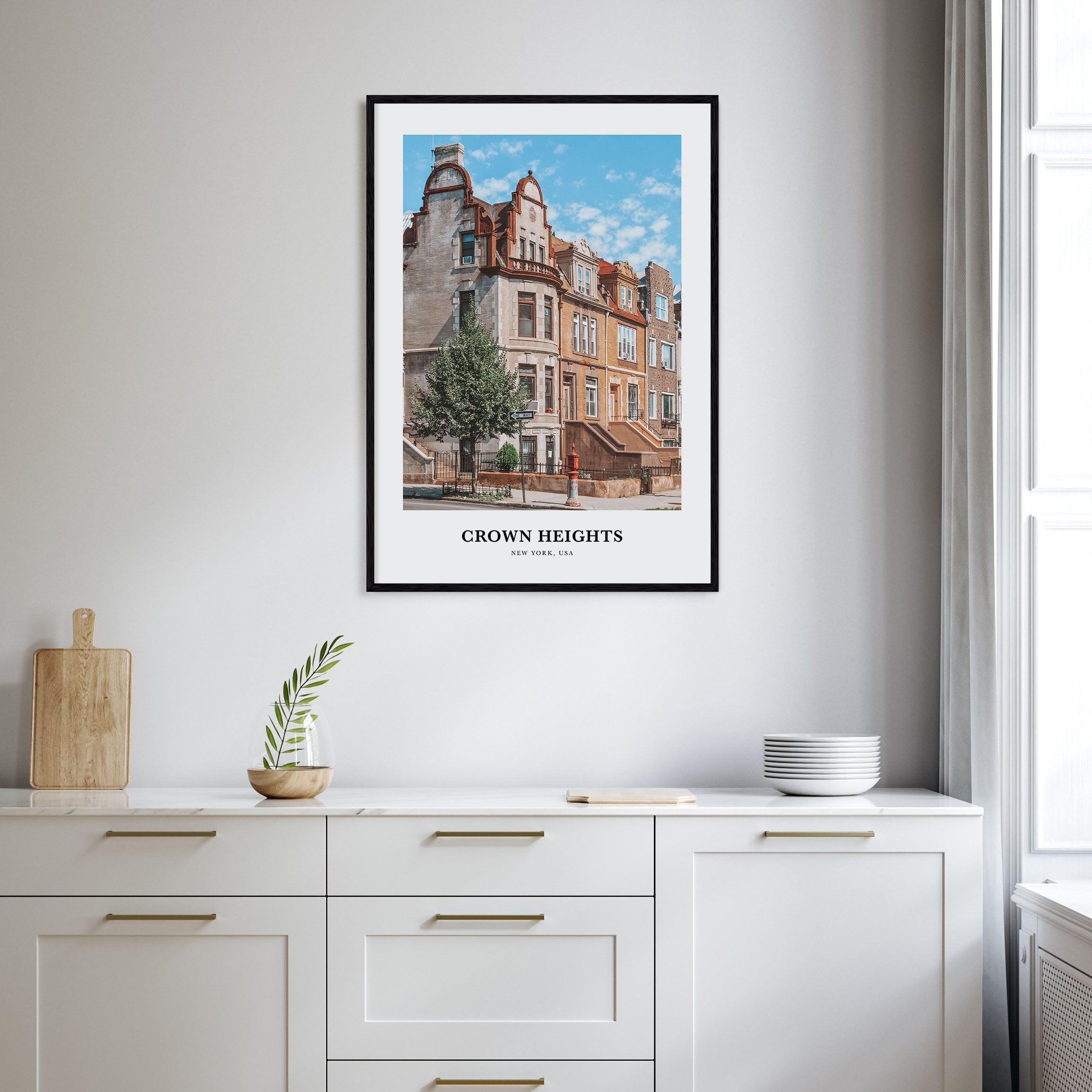 Crown Heights Portrait Color Poster