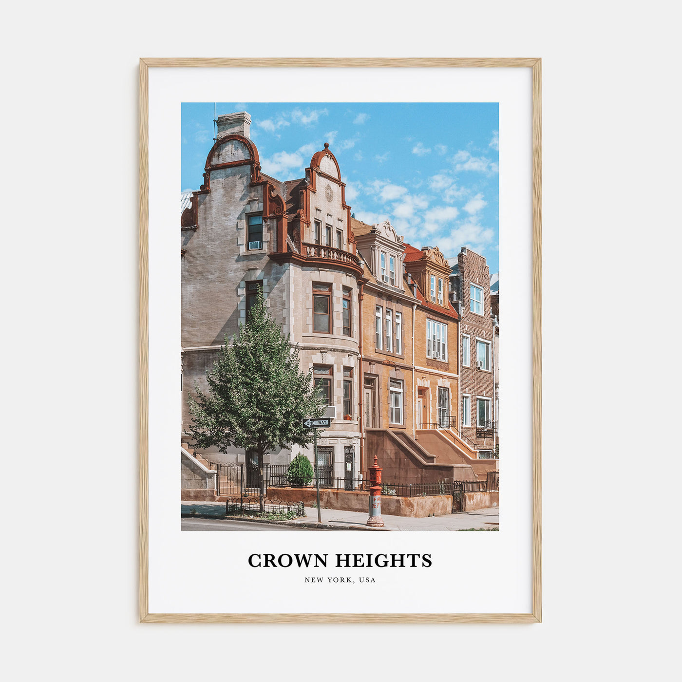 Crown Heights Portrait Color Poster